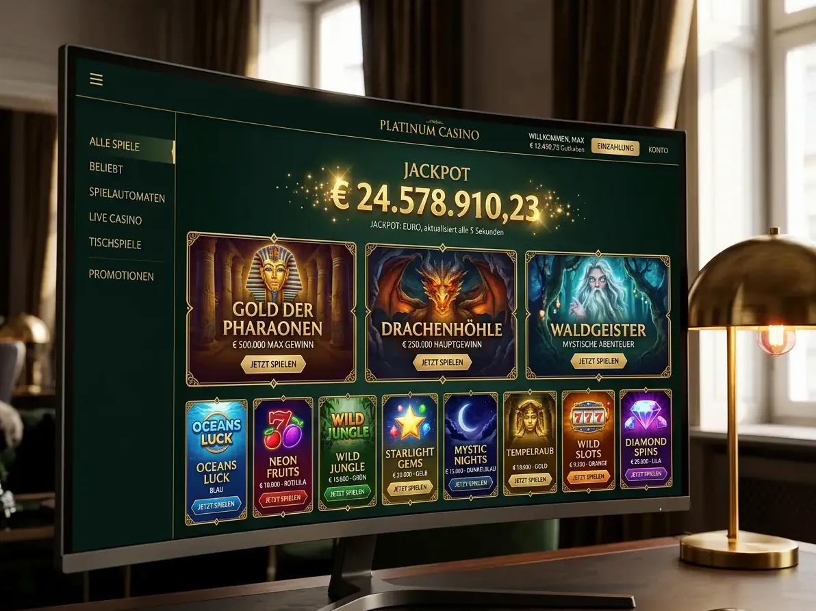 Lobby von Betano mit Slots, Live-Casino und Tischspielen